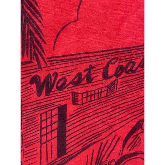 Vintage 70's 80' Sea Flight North Shore Eyes VW Surf Point Bandana Handkerchief - Picture 4 of 12